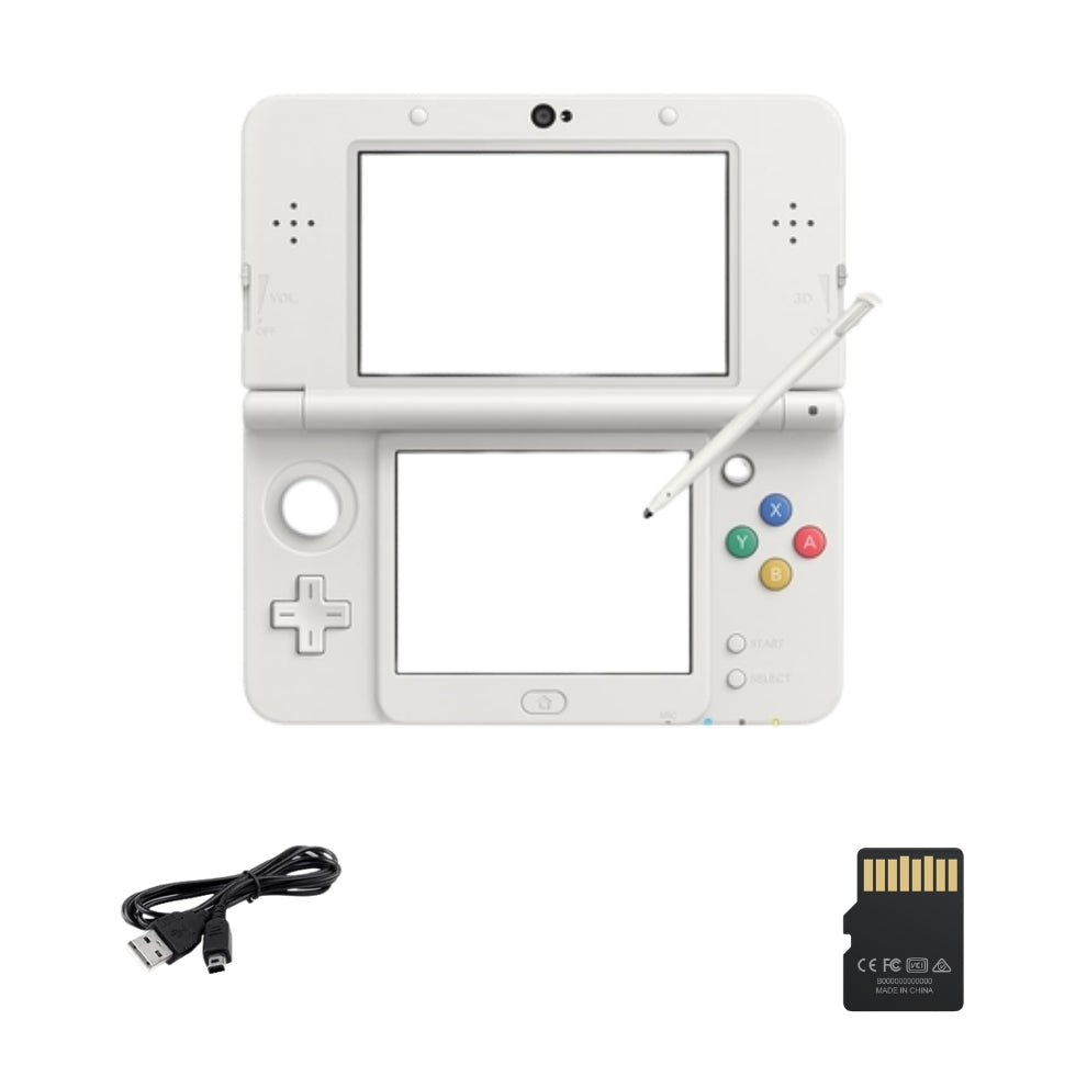 Nintendo New 3DS Console with SD Card, Charger, Stylus & Battery (Refurbished)