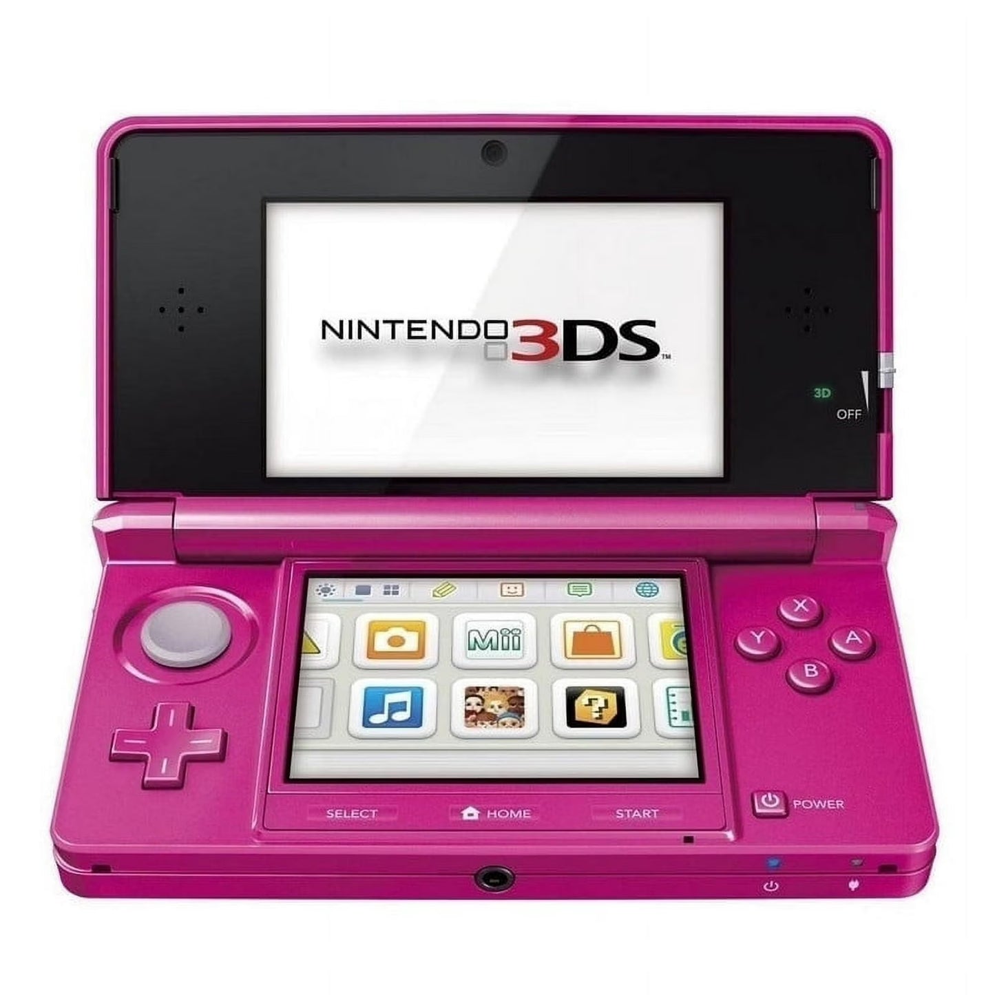Nintendo 3DS Console with SD Card, Charger, Stylus & Battery (Refurbished)