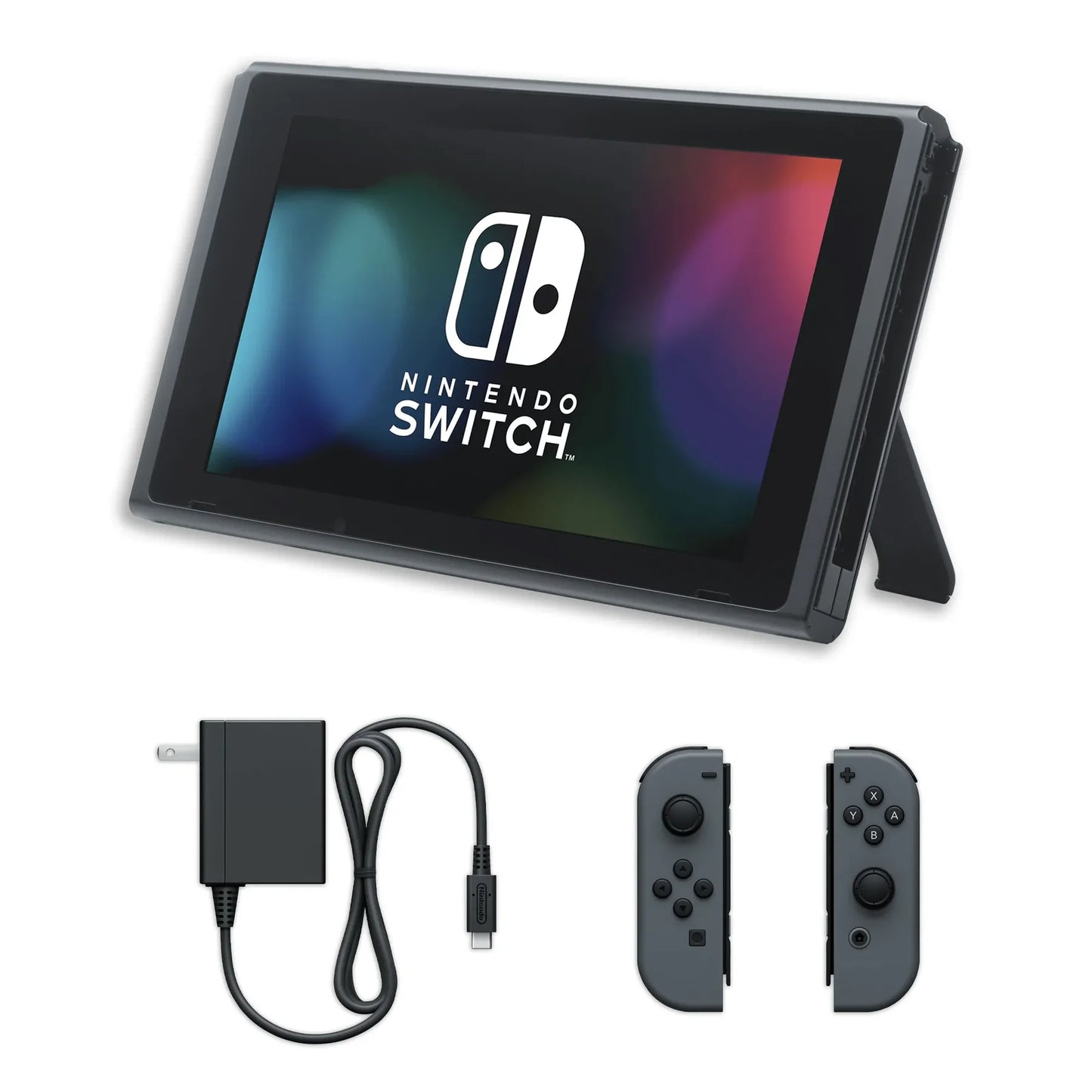 Nintendo Switch HAC-001 Console Full Set (No Box) - Complete System With Joy-Cons (Refurbished)