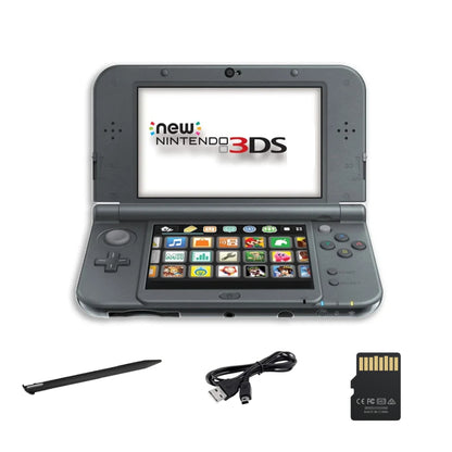 Nintendo New 3DS Console with SD Card, Charger, Stylus & Battery (Refurbished)