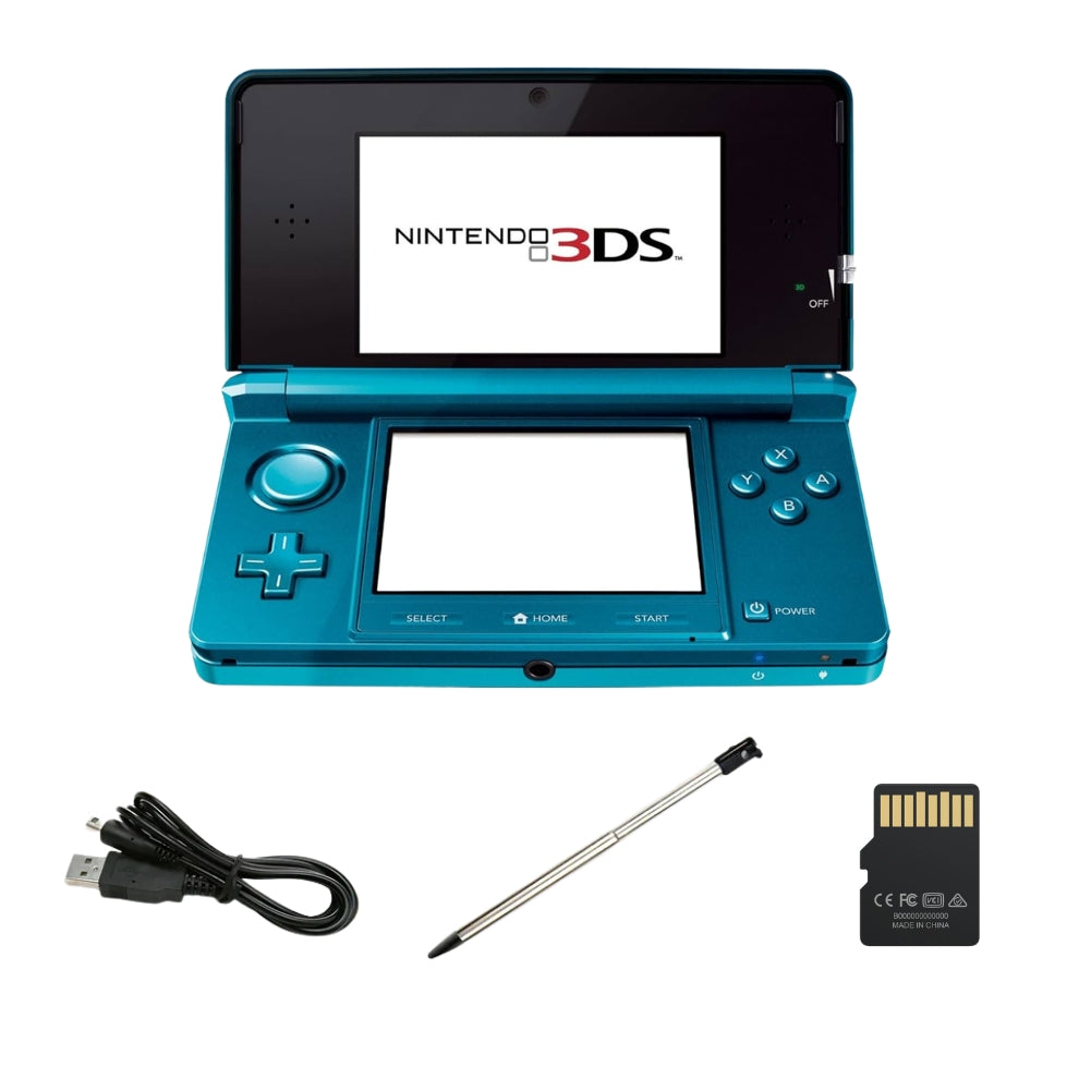 Nintendo 3DS Console with SD Card, Charger, Stylus & Battery (Refurbished)