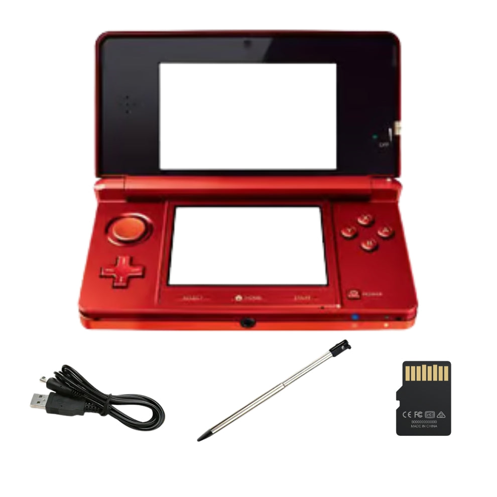 Nintendo 3DS Console with SD Card, Charger, Stylus & Battery (Refurbished)