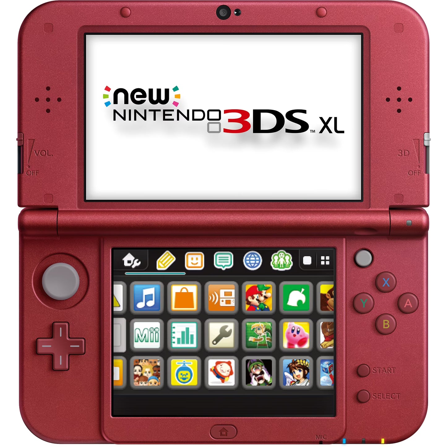 Nintendo New 3DS LL / XL Console with SD Card, Charger, Stylus & Battery (Refurbished)