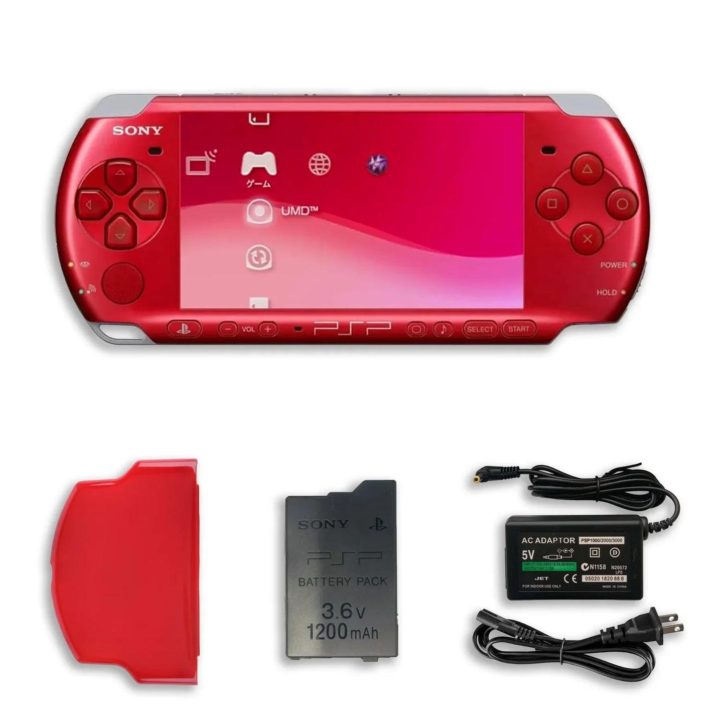 Sony PSP 3000 Console with 2GB Memory Card, Charger & Battery (Refurbished)