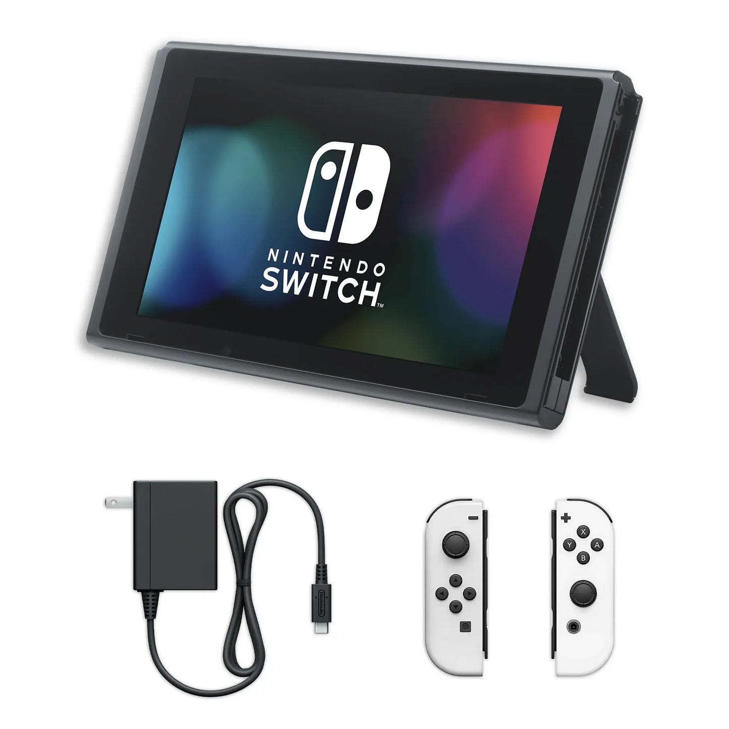 Nintendo Switch HAC-001 Console Full Set (No Box) - Complete System With Joy-Cons (Refurbished)