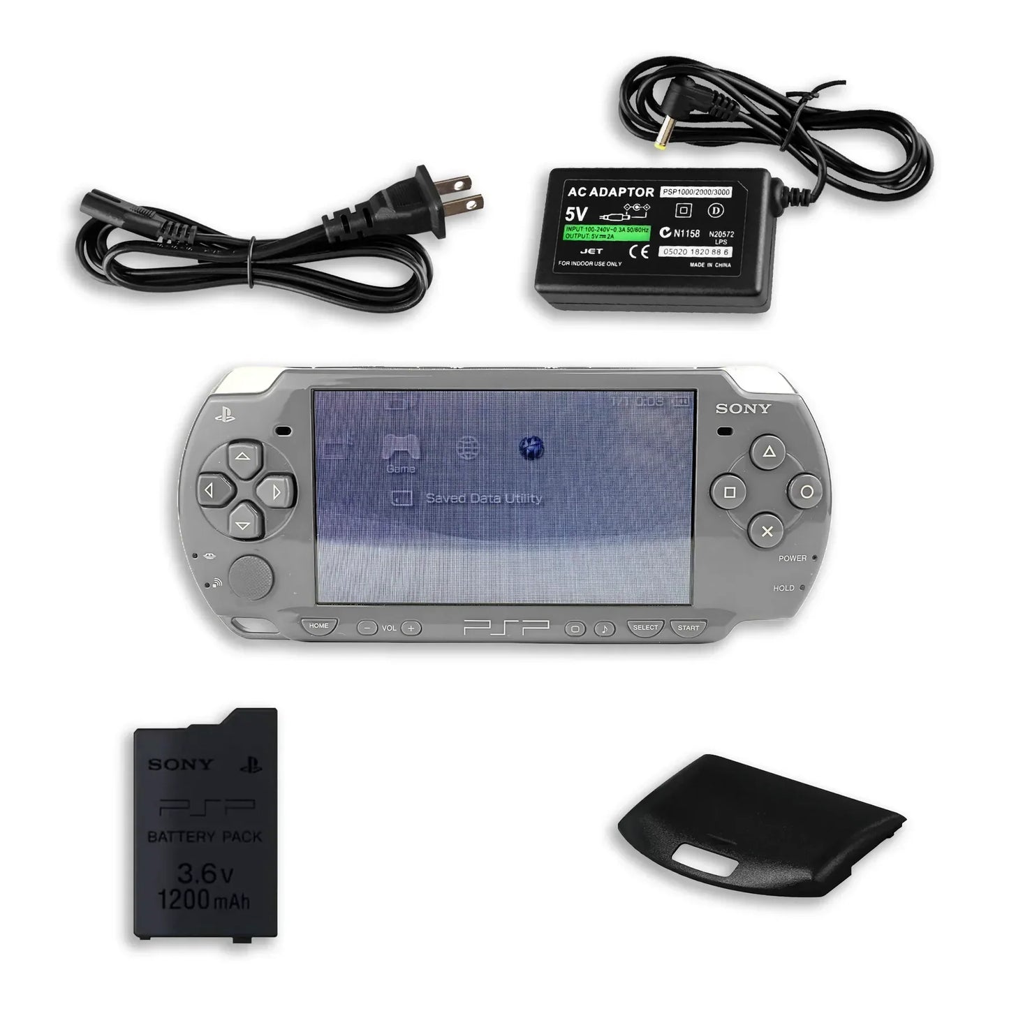 Sony PSP 1000 Console with 2GB Memory Card, Charger & Battery (Refurbished)