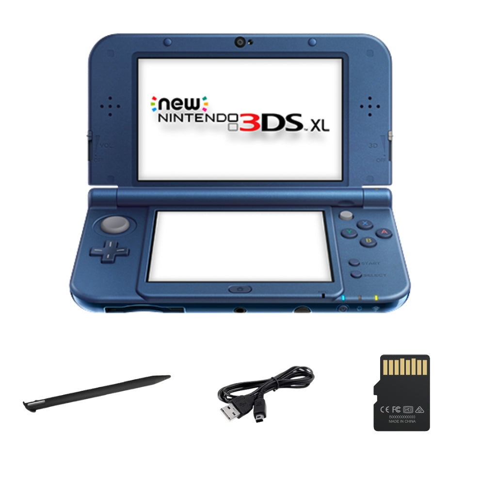 Nintendo New 3DS LL / XL Console with SD Card, Charger, Stylus & Battery (Refurbished)