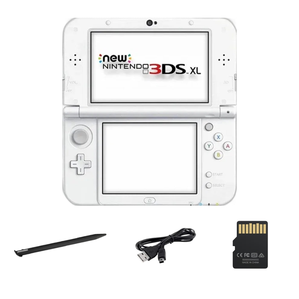 Nintendo New 3DS LL / XL Console with SD Card, Charger, Stylus & Battery (Refurbished)